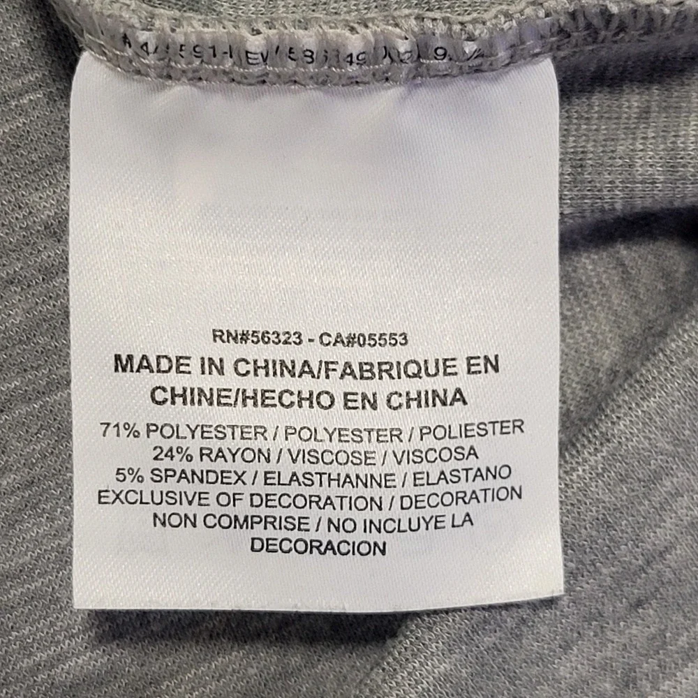 Nike Air Jordan 23 Lux S/S Heather Grey Raglan Top (834547-050) Men's Sz X-Large